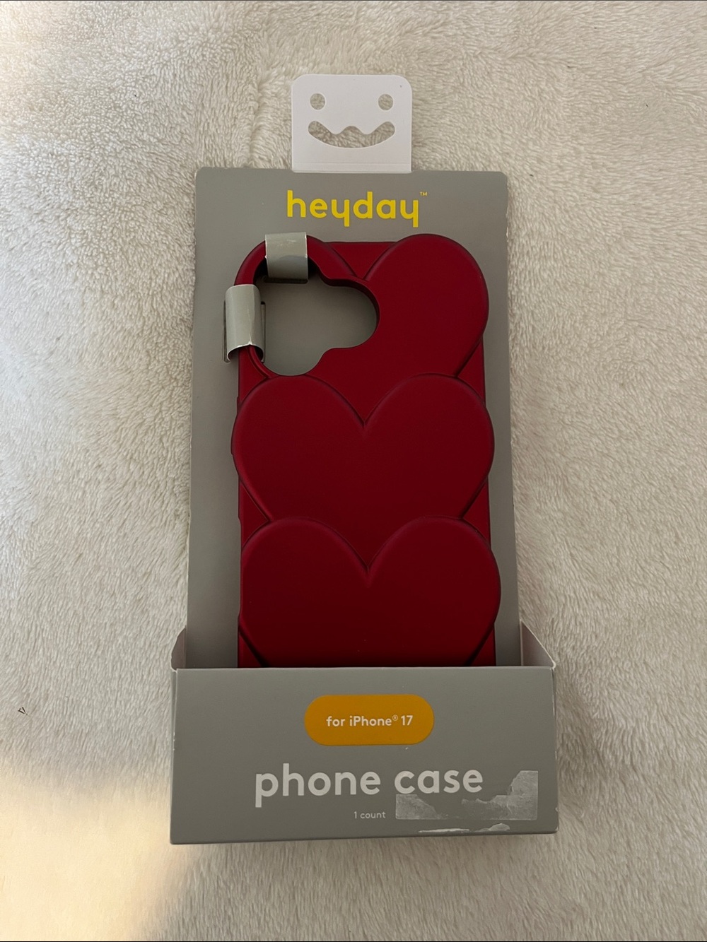 heyday Maroon Heart iPhone 17 Case
